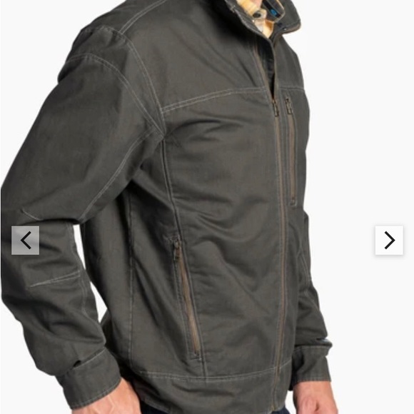 NWOT Kuhl Burr Front Zip Jacket in Gun Metal - SM - Picture 2 of 10